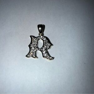 Montana Silversmiths Sparkling Silver 'R' Necklace NEW